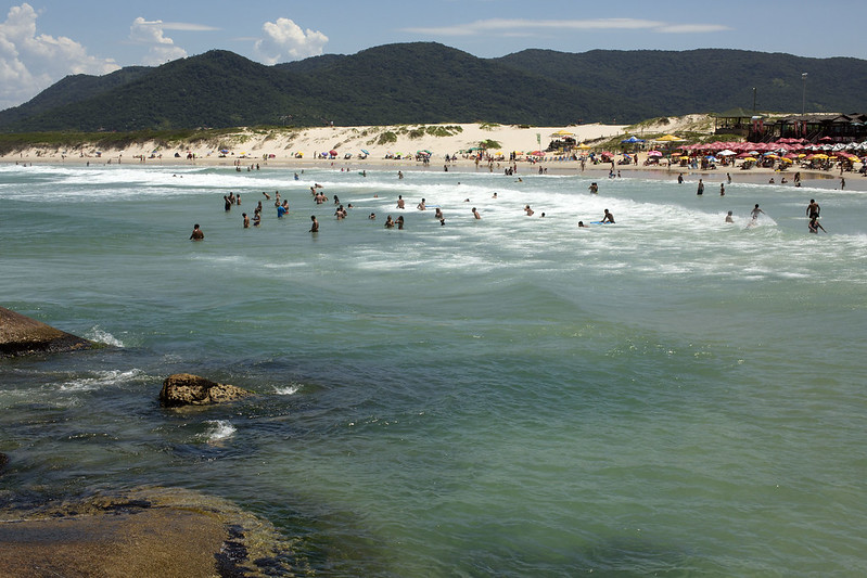 Praia em Florianópolis 