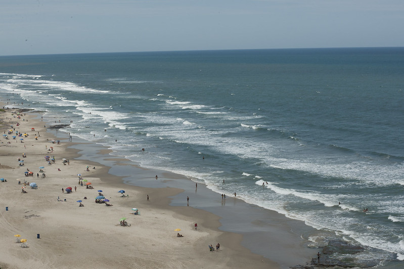 Praia Grande em Torres no Rio Grande do Sul