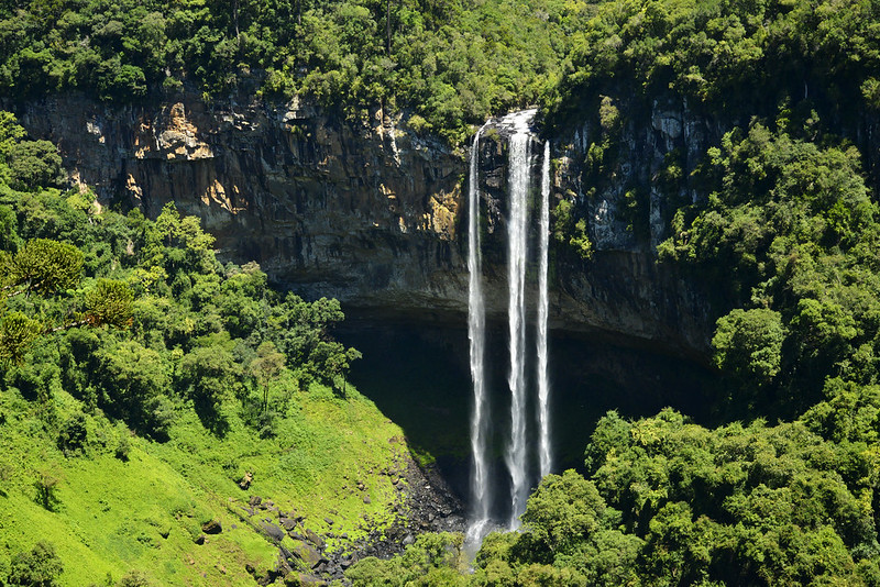 Parque Estadual do Caracol em Canela no Rio Grande do Sul 