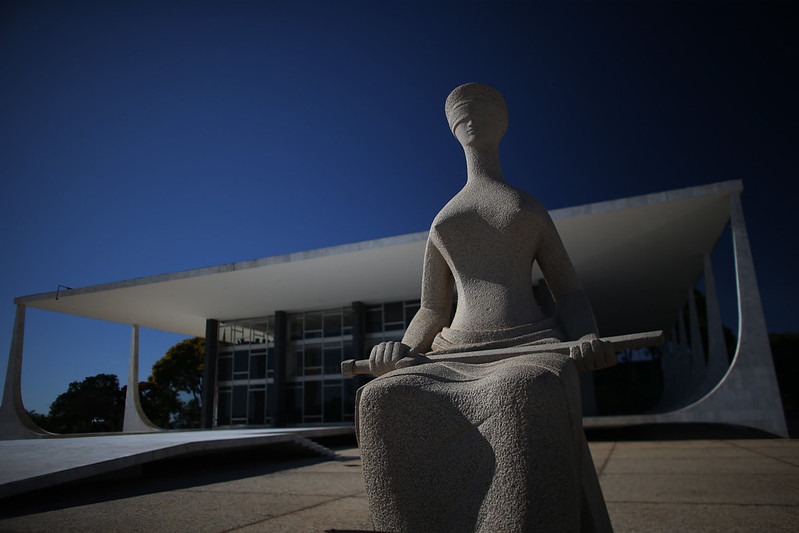 Praça dos Três Poderes em Brasília no Distrito Federal 