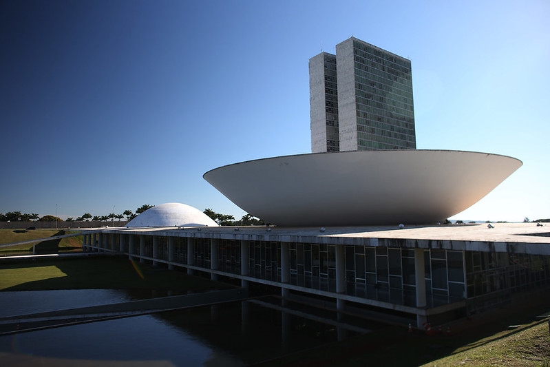 Palácio do Congresso Nacional em Brasília no Distrito Federal 