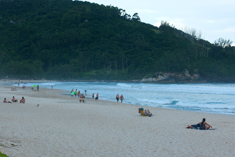 Praia da Ferrugem em Garopaba na Santa Catarina