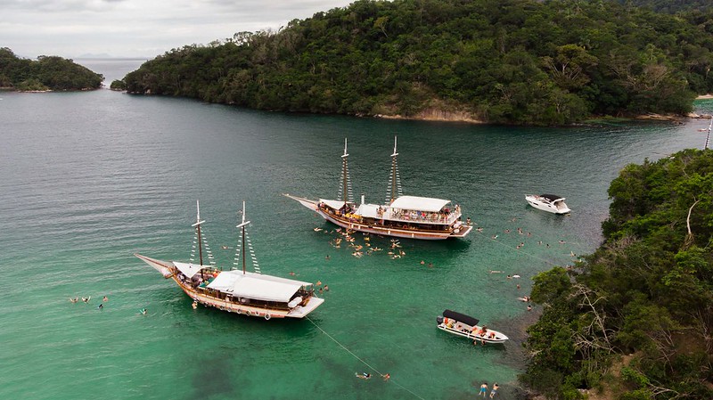 Lagoa Azul em Angra dos Reis no Rio de Janeiro