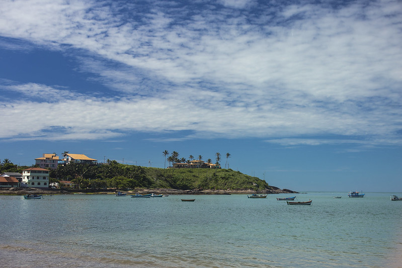 Praia Meaípe em Guarapari no Espirito Santo 