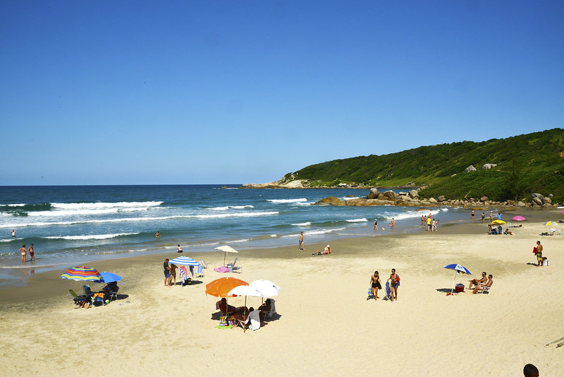 Praia do Rosa em Garopaba na Santa Catarina