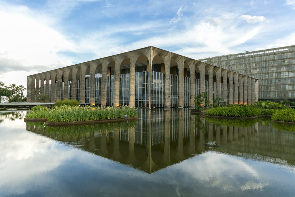 Palácio Itamaraty em Brasília no Distrito Federal 