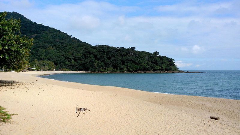 Praia de Boiçucanga em São Sebastião (SP)